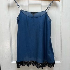 ANTHROPOLOGIE - Lilou Silk Camisole - Navy XS